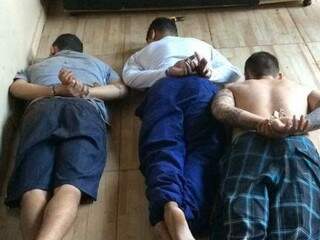 Três dos presos foram feita(Foto: divulgação/Polícia Federal) 