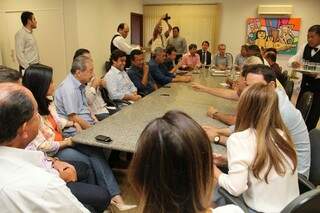Reunião contou com a presença de 23 deputados. O único a faltar foi o tucano Flávio Kayatt. (Foto: Marcos Ermínio)