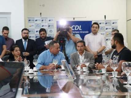 Marquinhos e CDL discutem isenção de tributos e melhorias em obra