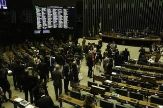 Plenário durante votação, nesta terça-feira. (Foto: Fabio Rodrigues Pozzebom/Agência Brasil/Agência Brasil)