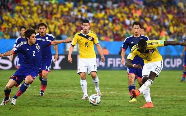 Col&ocirc;mbia elimina o Jap&atilde;o e ir&aacute; enfrentar Uruguai nas oitavas