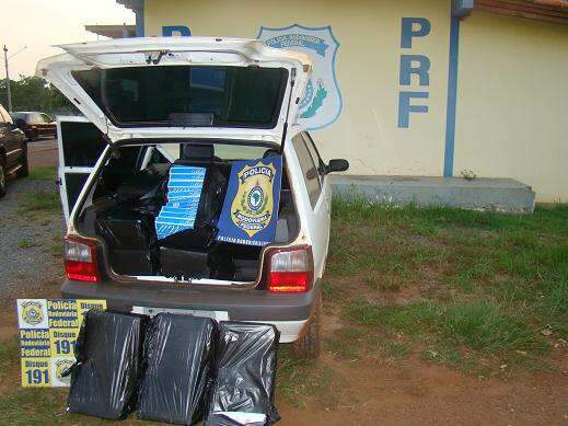  PRF apreende de espingarda a maquiagem