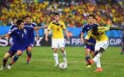 Colômbia elimina o Japão e irá enfrentar Uruguai nas oitavas