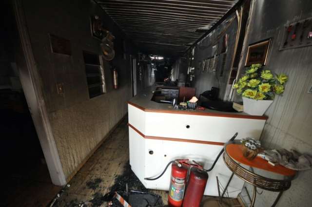 Inc&ecirc;ndio na madrugada destr&oacute;i 10 quartos de hotel na Rua Cear&aacute;