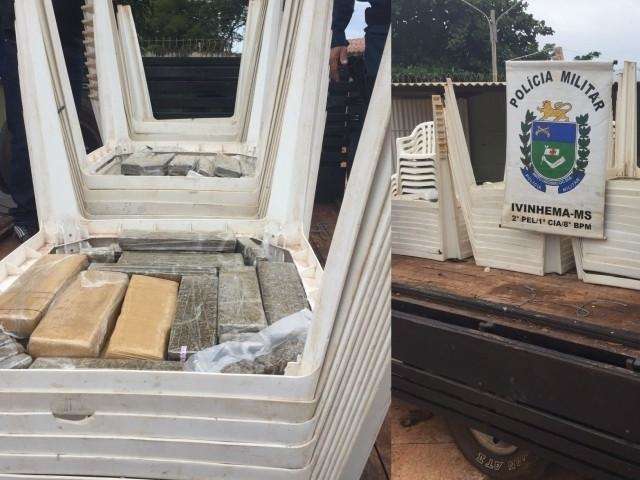 Homem Preso Transportando Kg De Maconha Escondidos Em Mesas De