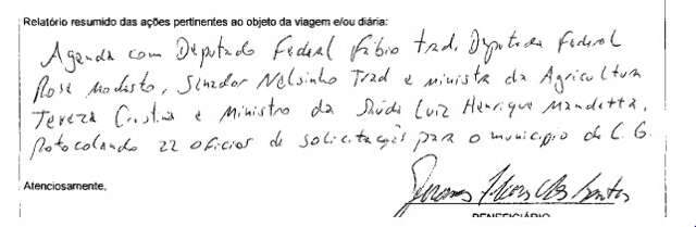 Com di&aacute;rias de mais de 1 mil, vereador n&atilde;o economiza em idas e vindas 