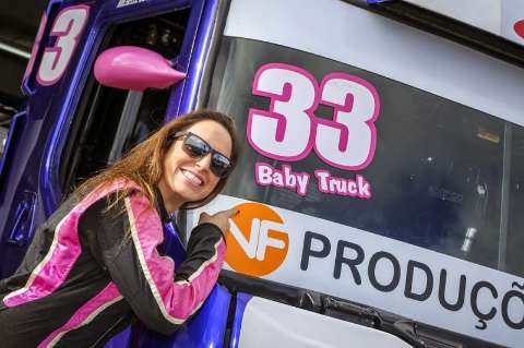 Fórmula Truck: Michelle vem a Campo Grande para acertos no caminhão