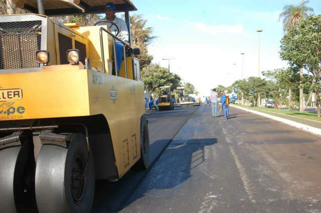  Obras da Afonso Pena avan&ccedil;am em novo trecho no Parque dos Poderes