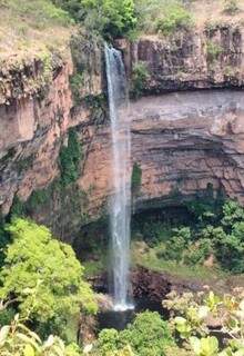 Cachoeira do véu da Noiva. (foto: Acervo Pessoal)