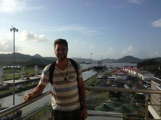 Passeio no Canal do Panamá. (Foto: Arquivo Pessoal)