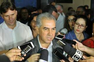 Governador falou sobre as finanças estaduais hoje. (Foto: Alcides Neto)
