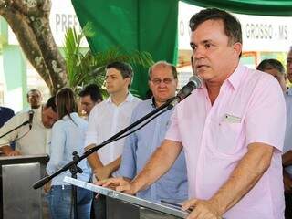 Deputado Vander Loubet durante discurso (Foto: Assessoria do parlamentar/Divulgação)