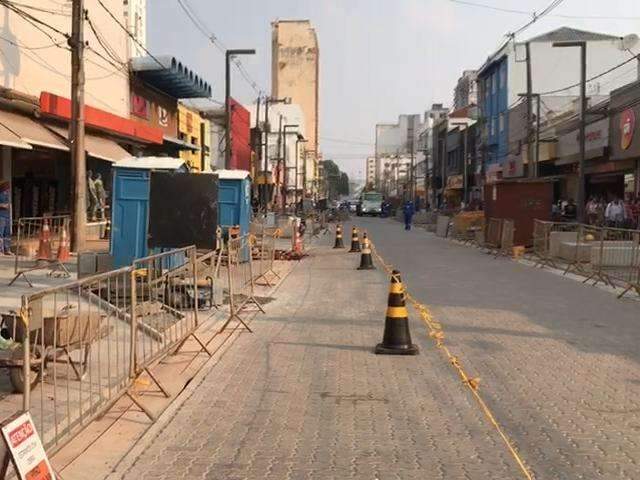 Trechos da 14 de Julho voltam a ficar interditados para obras