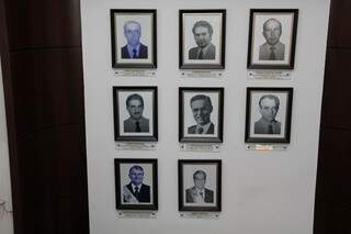Galeria dos ex-governadores de Mato Grosso do Sul (Foto: Marcos Ermínio)