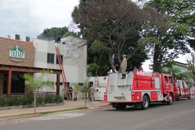 Inc&ecirc;ndio em fritadeira no Bar Devassa mobiliza bombeiros  no Jd. dos Estados 