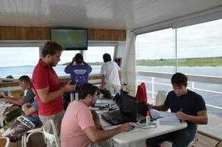 Equipe está desde maio analisando a hidrovia do rio Paraguai. (Fotos: ITTI)