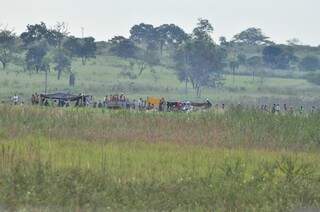 Área em Dois Irmãos do Buriti foi invadia em 2011 pelos terena. (Foto: Arquivo/ Campo Grande News)
