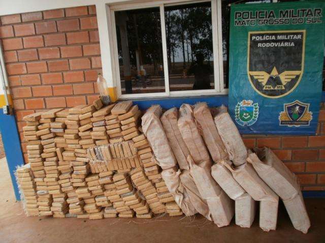 Em 3 dias, PM apreende 1 t de drogas nas rodovias estaduais