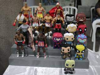 Rocky Balboa é um dos primeiros personagens colecionados por Marcos e escolhidos para a exposição ao lado dos Funkos Pop&#039;s. (Foto: Kimberly Teodoro)