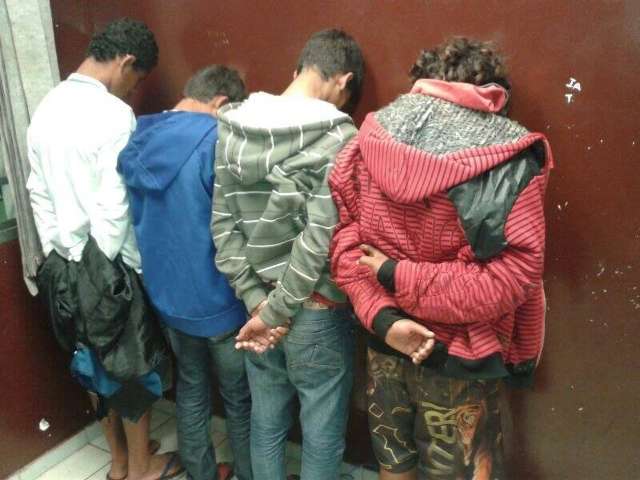 Especialistas em arrast&otilde;es, quatro menores s&atilde;o apreendidos em Campo Grande