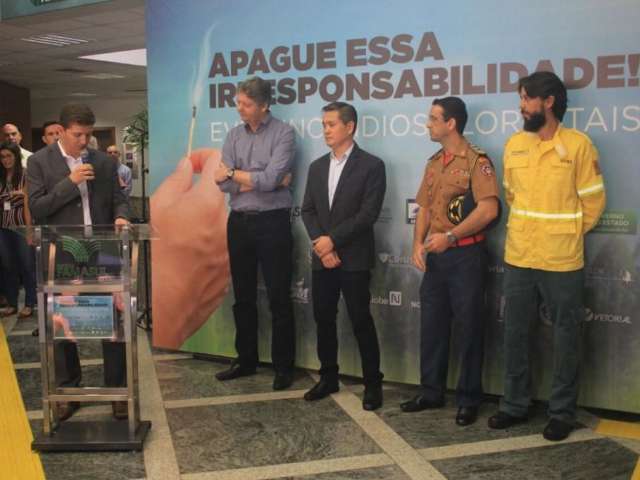 Campanha alerta para risco das queimadas no per&iacute;odo de estiagem