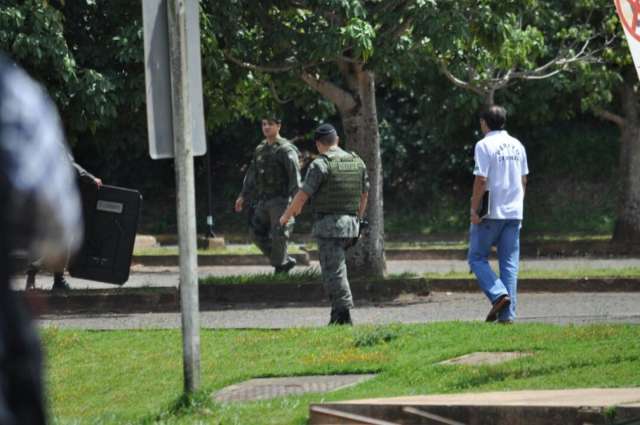 Per&iacute;cia chega para verificar bomba encontrado em Centro de Conven&ccedil;&otilde;es