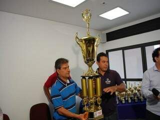 Trad participou de entrega de premiação hoje. (Foto: Simão Nogueira)