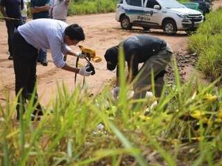 Daniel foi encontrado morto em uma estrada vicinal no Jardim Veraneio. (Foto: Paulo Francis)