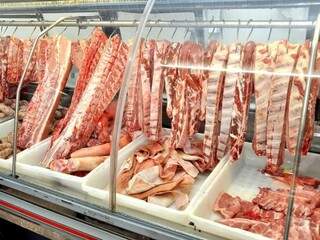 Carne suína está entre produtos com maior variação de preços em Dourados (Foto: Arquivo)