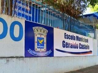 Escola Municipal Geraldo Castelo em Campo Grande (Foto: Arquivo/Campo Grande News)