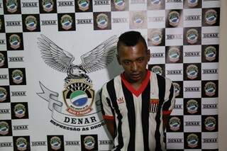 Fabio Junior Aparecido dos Santos, preso por tráfico de drogas (Foto: Fernando Antunes)