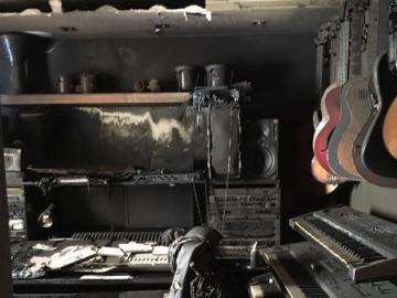 Princ&iacute;pio de inc&ecirc;ndio em pr&eacute;dio &eacute; causado por nobreak em est&uacute;dio musical