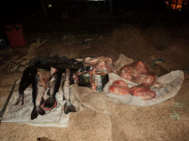  Pescadores s&atilde;o presos com 70 kg de pescado em assentamento de Nioaque