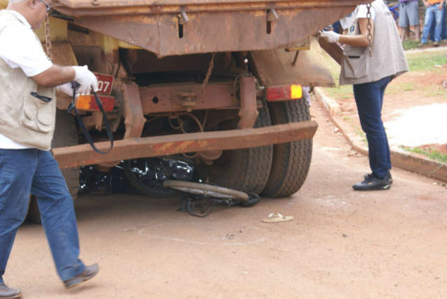  Menino de sete anos morre atropelado por caminh&atilde;o em Tr&ecirc;s Lagoas
