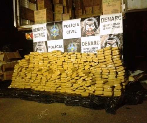Apreendidos em RO 300 quilos de maconha que sa&iacute;ram de Campo Grande