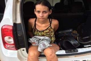 Iris foi presa em Ribas do Rio Pardo e tem participaçãoo na morte de jovem. (Foto: Divulgação PCMS)