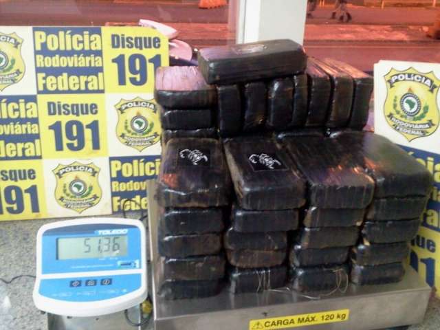 Em dois dias, PRF apreende quase 150 quilos de coca&iacute;na