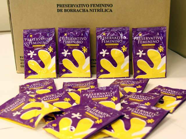  Secretaria de Sa&uacute;de inicia distribui&ccedil;&atilde;o de preservativos femininos no MS
