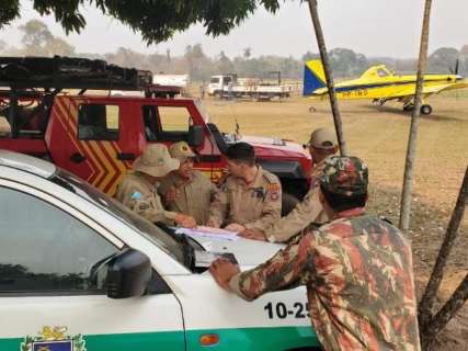 Em cenário devastado, equipes tem avião e apoio da PMA contra queimadas