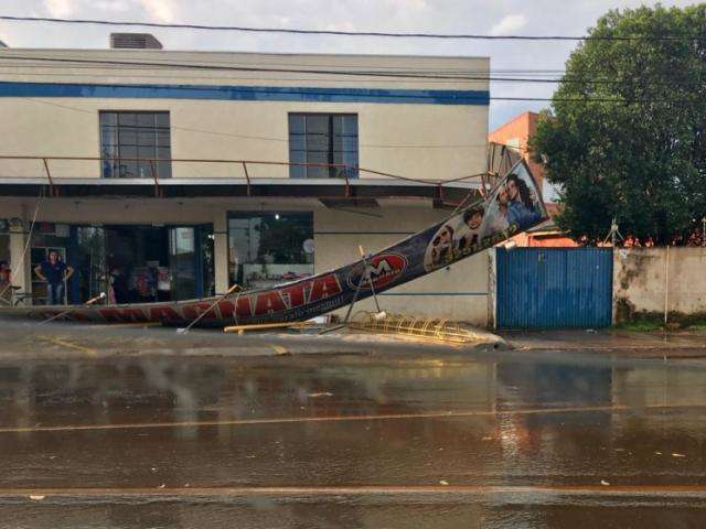 Temporal destelha casas, derruba &aacute;rvores e deixa ruas intransit&aacute;veis