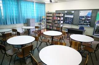 Salas da Escola Estadual Manoel Bonifácio Nunes da Cunha já estão prontas para ensino integral. (Foto: Fernando Antunes)