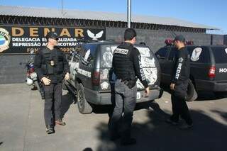 Operação também realiza prisões em Campo Grande (Foto: Marcos Ermínio)