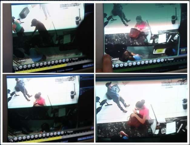 Imobili&aacute;ria com  correspondente banc&aacute;rio &eacute; assaltada por dupla armada