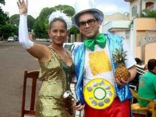 Silvana e Jefferson começaram a namorar no Carnaval e hoje estão casados (Foto: arquivo pessoal Silvana Valu)