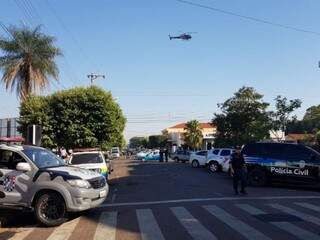 Polícia Militar montou forte esquema de segurança. (Fotos: Ricardo Ojeda/Perfil News)