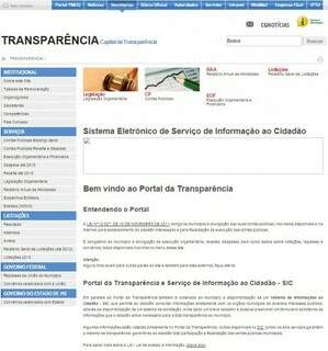 Portal da Transparência do município aparece nas piores colocações. (Foto: Arquivo)