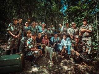Equipe de filmagens do curta fujona (Foto: Divulgação) 