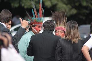 Lideranças indígenas também participam de encontro (Foto: Marcos Ermínio)