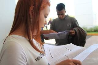 Jessica Soares, 23, veio de Brasília tentar uma das 49 vagas para as mulheres. (Foto: Marina Pacheco)