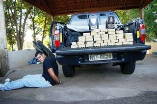 O segurança levaria a droga para o Estado de São Paulo. (Foto: divulgação)